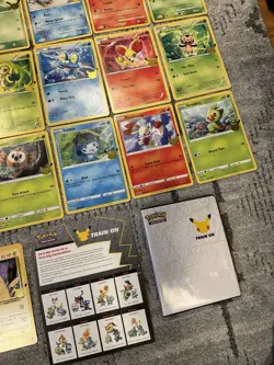 Pokemon Celebrations First Partner Pack Complete Jumbo Card Set of 25 w/ Binder - Image 5