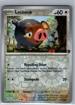Lechonk - (EB Games Promo) 154/198 - Pokemon Card - NM - Image 1
