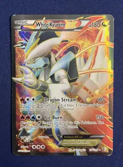 Pokemon White Kyurem EX (146 Full Art) 146/149 Boundaries Crossed Holo Card - Image 1