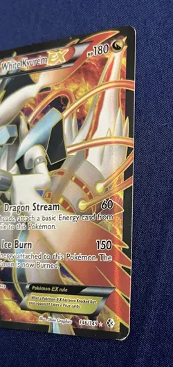 Pokemon White Kyurem EX (146 Full Art) 146/149 Boundaries Crossed Holo Card - Image 2