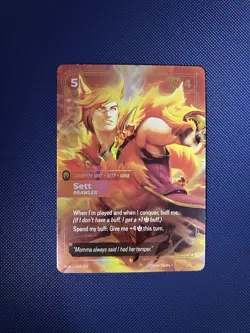 Sett-Brawler 164/298 OGN-Riftbound Origins Champion Unit Epic Card - Image 1