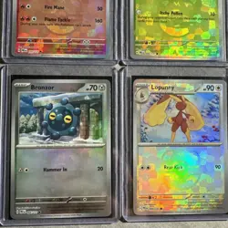 Pokemon TCG Prismatic Evolutions Masterball Card Lot 6 Cards Pyroar Ursaluna - Image 3