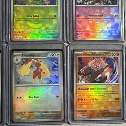 Pokemon TCG Prismatic Evolutions Masterball Card Lot 6 Cards Pyroar Ursaluna - Image 4