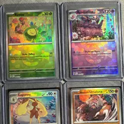 Pokemon TCG Prismatic Evolutions Masterball Card Lot 6 Cards Pyroar Ursaluna - Image 5
