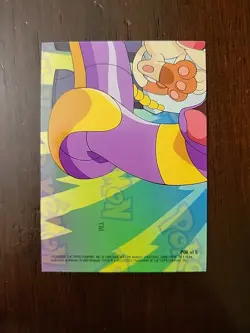 NM! FOIL Topps Pokemon Pikachu Charmander Singing P06 of 6 Series 3 Puzzle Card - Image 2
