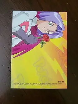 LP! - Topps Pokemon Series 3 - Pikachu Charmander Painting P02 of 6 Puzzle Card - Image 2