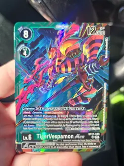 Digimon Card Game TigerVespamon ACE BT23-045 SR BT23 Hackers Slumber - Image 1