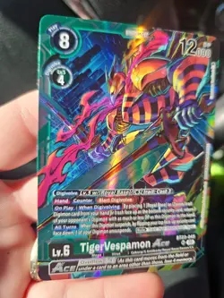 Digimon Card Game TigerVespamon ACE BT23-045 SR BT23 Hackers Slumber - Image 2
