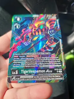 Digimon Card Game TigerVespamon ACE BT23-045 SR BT23 Hackers Slumber - Image 3