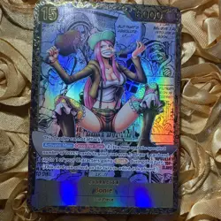 Jewelry Bonney ONE PIECE Outcome Goddess ACG Waifu Girl Anime Holo Card - Image 1