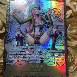 Jewelry Bonney ONE PIECE Outcome Goddess ACG Waifu Girl Anime Holo Card - Image 2
