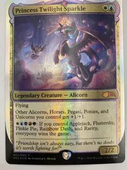 1x MTG Princess Twilight Sparkle - Foil Promo PTG (NM) - Image 1
