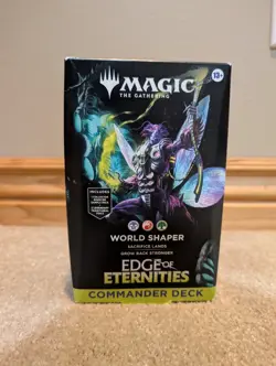 MTG Edge of Eternities WORLD SHAPER Commander Deck NEW SEALED - Image 1
