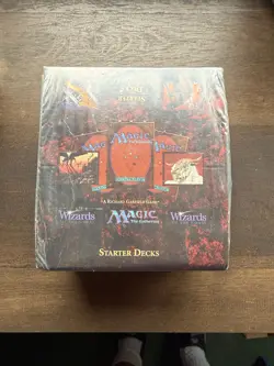 MTG (Magic the Gathering) Unopened 4th Edition Starter Deck Display Box - Image 1