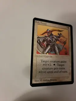 Magic The Gathering Alpha Set Holy Armor - See Photos - OC3013 - Image 2