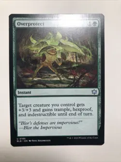 Overprotect Bloomburrow Uncommon NM 0185 (Pack Fresh) MTG - Image 1