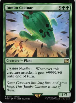Jumbo Cactuar R FINAL FANTASY 191 NM Normal MTG - Image 1