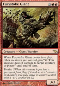 Furystoke Giant - Foil Shadowmoor Lightly Played, English - MTG - Image 1