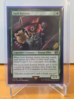 Sazh Katzroy #199 | Near Mint | Final Fantasy FIN | Magic MTG - Image 1