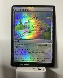 MTG SNC: Botanical Plaza Streets of New Capenna Foil (Land) 247/281 - Image 1