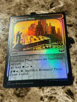 BOTANICAL PLAZA Magic the Gathering MTG Streets of New Capenna Showcase Foil - Image 1