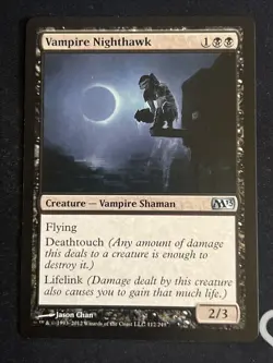 1x Vampire Nighthawk (112) Magic 2013 LP MTG Magic the Gathering x1 MKE - Image 1