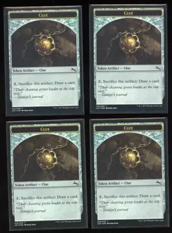 Clue Token - x4 - Foil - Unstable - MTG - Image 1