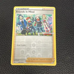 Pokemon TCG Friends In Hisui Professor Program Promo 130/159 🔥 - Image 1