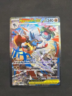 Mega Lucario ex 179/132 - Pokemon TCG Mega Evolution Holo SIR PACK FRESH NM/M - Image 1