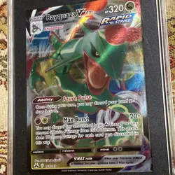 2023 Pokemon Crown Zenith Rayquaza VMAX FA #101 Sgc 10 Graded Ultra Rare - Image 2