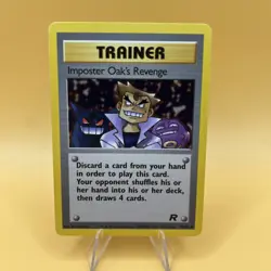 Imposter Oak's Revenge - 76/82 Team Rocket - Pokemon TCG - 2000 - Image 1