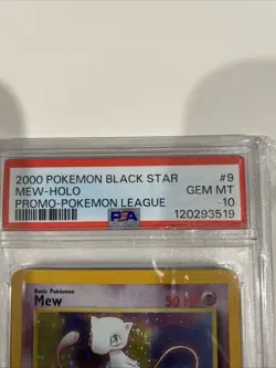 Pokemon Mew League Black Star Holo Promo #9 PSA 10 Gem Mint Recently Graded - Image 4