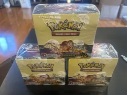 LOT OF THREE Pokemon TCG Darkness Ablaze Booster Box Factory Sealed - Image 1