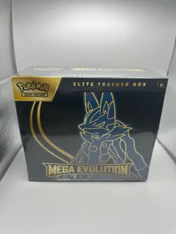 Pokemon TCG Mega Evolution Lucario Elite Trainer Box ETB NEW FACTORY SEALED NIB - Image 1