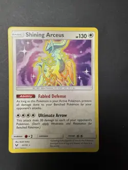 Pokemon TCG Shining Arceus Shining Legends 57/73 Reverse Holo Holo Rare - Image 3