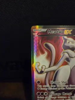 Pokemon TCG Mewtwo EX 158/162 Full Art Holo BREAKthrough XY ⭐⭐⭐ - Image 2