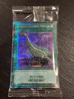 Yu-Gi-Oh! Harpie's Feather Duster EDC1-EN001 Quarter Century Rare Alternative - Image 1