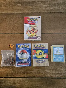 1999 Pokemon Fossil Lockdown Theme Deck,LP Holo Lapras,60 Cards/Box/manuals&Coin 742818060776 - Image 1