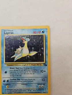 1999 Pokemon Fossil Lockdown Theme Deck,LP Holo Lapras,60 Cards/Box/manuals&Coin 742818060776 - Image 4