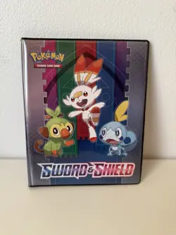 Pokemon Sword And Shield Six Page Jumbo Card Binder - Starters/Legendaries 6x8 - Image 1