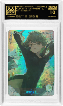 Tatsumaki One Punch Man Card Goddess Story Mana Grading Gem Mint 10 - Image 1