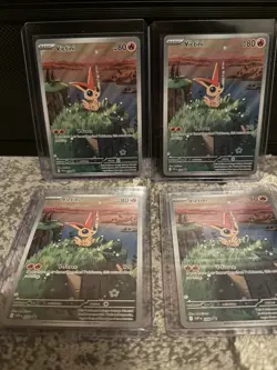 🔥4 Card Lot🔥 2025 Pokemon Victini Scarlet & Violet Black Star Promo #208 NM - Image 2
