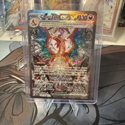 Pokemon TCG Charizard EX Sir Obsidian Flames 223/197 Full Art Secret Rare Card - Image 1