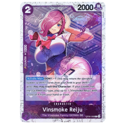 One Piece Card Game Vinsmoke Reiju OP06-068 Jolly Roger Foil PRB-01 The Best NM - Image 1