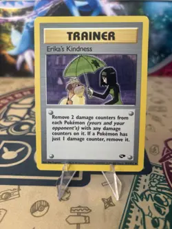 Pokemon Card Gym Challenge RARE Erika's Kindness 103/132 - Image 1