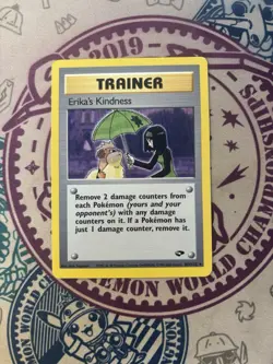 Pokemon Card Gym Challenge RARE Erika's Kindness 103/132 - Image 3
