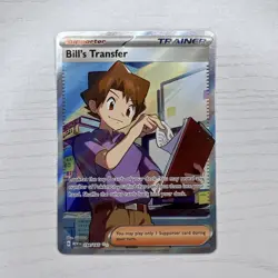 Bill's Transfer 194/165 Scarlet & Violet 151 Holo Full Art Pokemon TCG Card NM - Image 1