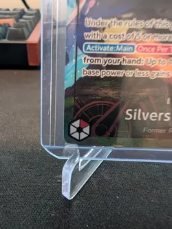 Silvers Rayleigh OP12-001 - English Alt Art Leader One Piece Card Foil - Image 4