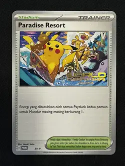 Pokemon World Championship 2024 Indonesian Paradise Resort Hawaii Promo Card - Image 1