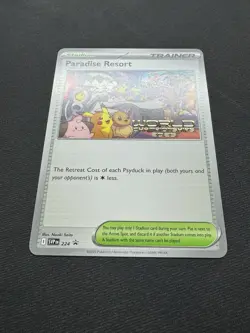 Paradise Resort 2025 World Championships ENGLISH Promo SVP 224 NM Pokemon Card - Image 3